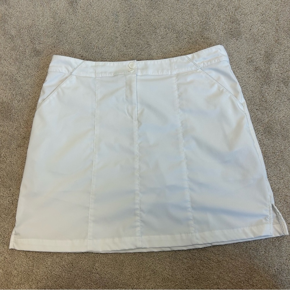 LOPEZ white golf skirt skort Sz 16 NWOT
